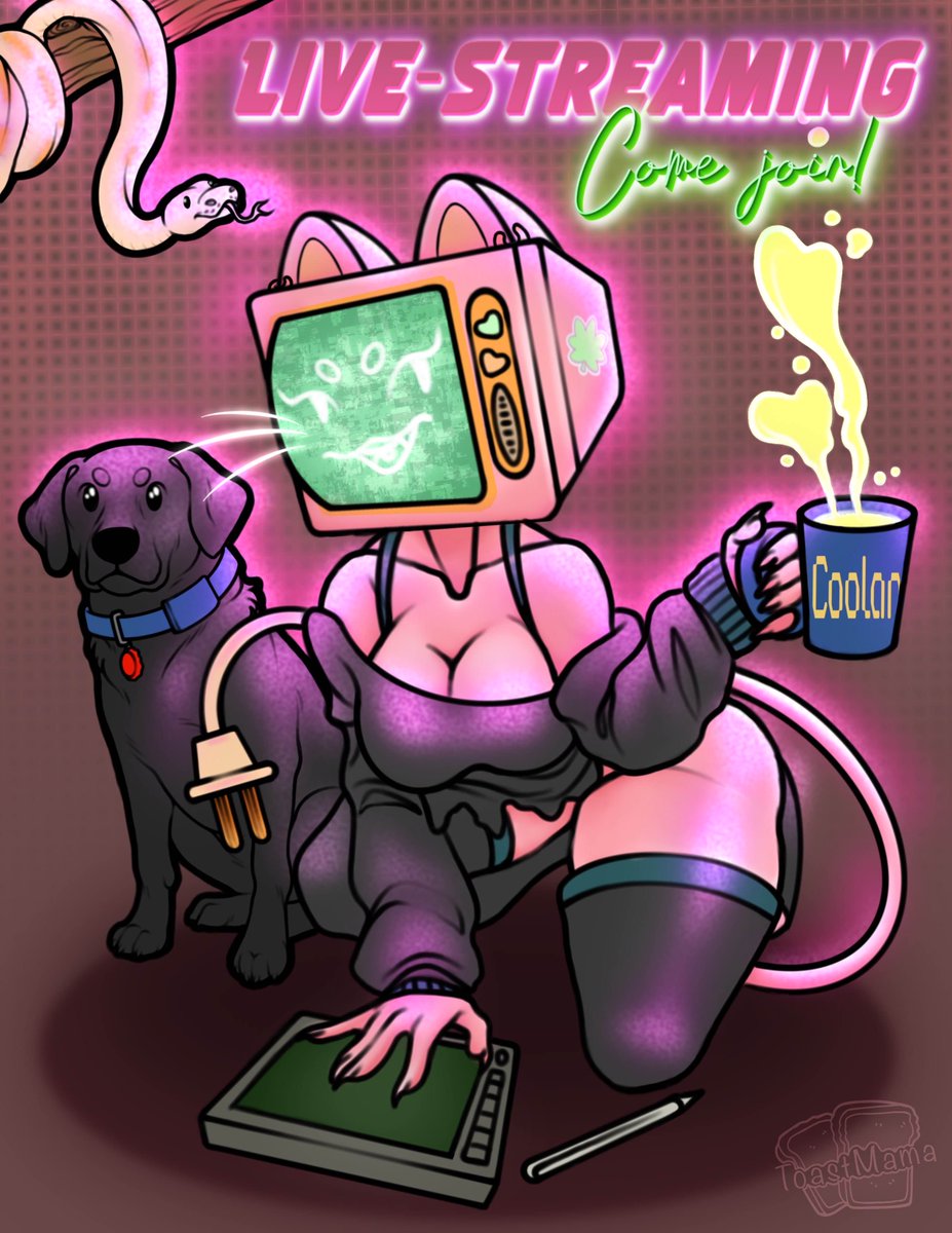 Toast_Mama's tweet photo. I am activating Cozy Simulation Mode tonight.

I’ll be drawing.
Lighting will be warm.
Glitches will be minimal (probably).

🕗 8:00 PM CST
🎮 Live on Twitch
💬 Vault-46 Discord open

https://t.co/o74APVt4Wv

#TwitchStreamer #ArtStream #CozyStream #DigitalArtist #LiveStreaming https://t.co/J27aWUfkfu