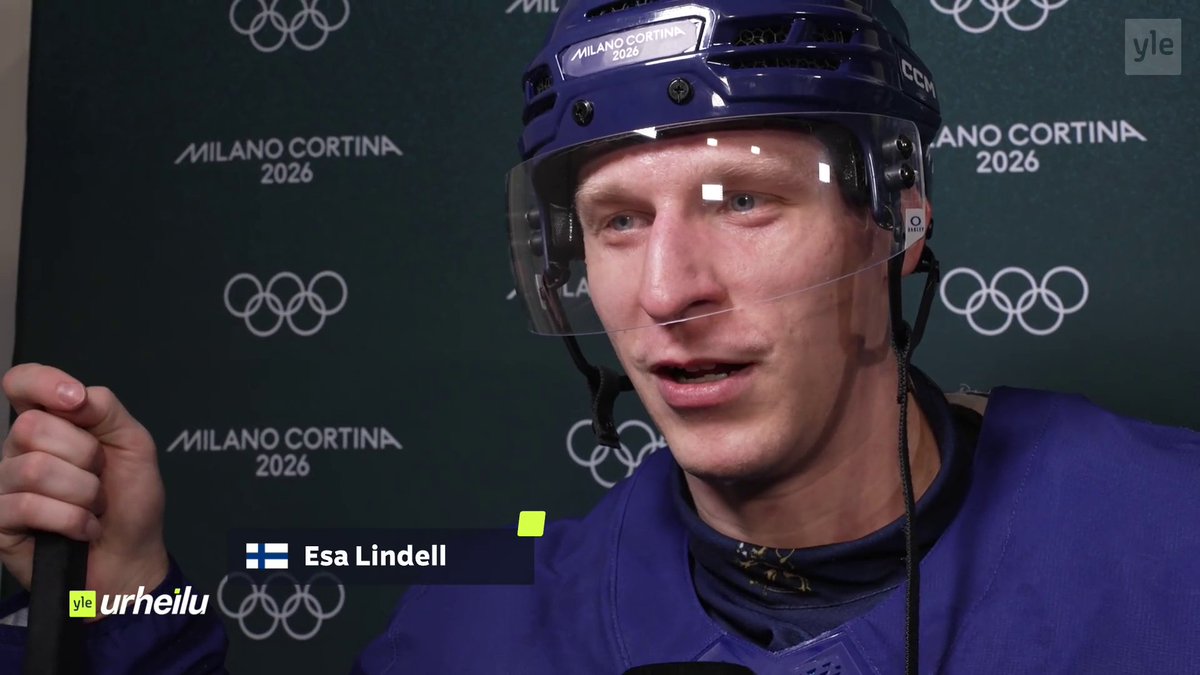 Stars players getting interviewed on the yle broadcast in Finland #TexasHockey