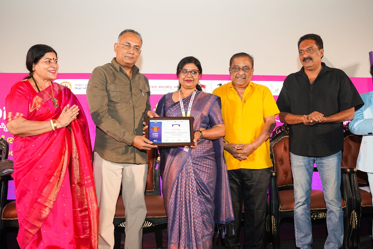BIFFESBLR's tweet photo. Kannada Cinema Competition – Advisory &amp; Selection Panel | 17th BIFFes

Celebrating the visionaries behind the selection of outstanding Kannada cinema at the 17th BIFFes.

#17thBIFFes #BIFFes2026 #KannadaCinema #KannadaCinemaCompetitionAdvisorySelectionPanel #BIFFesMoments https://t.co/Isuzq8k0j8