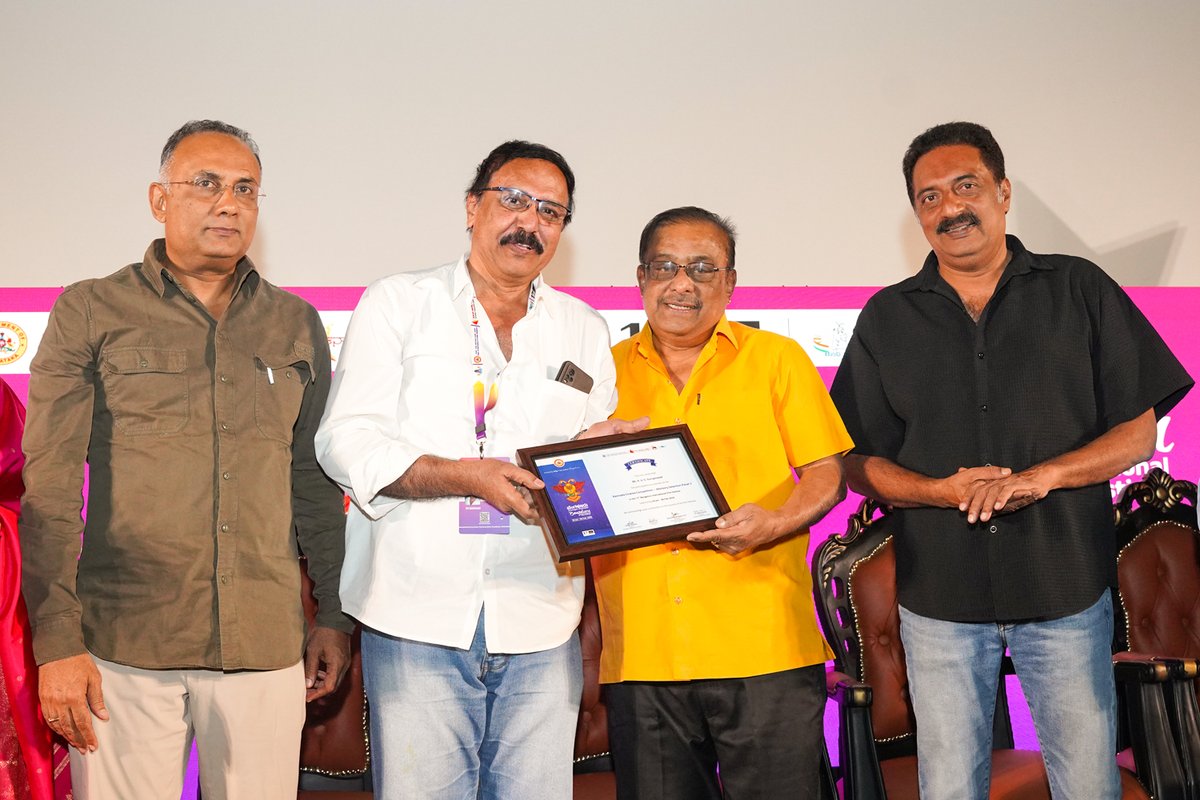 BIFFESBLR's tweet photo. Kannada Cinema Competition – Advisory &amp; Selection Panel | 17th BIFFes

Celebrating the visionaries behind the selection of outstanding Kannada cinema at the 17th BIFFes.

#17thBIFFes #BIFFes2026 #KannadaCinema #KannadaCinemaCompetitionAdvisorySelectionPanel #BIFFesMoments https://t.co/Isuzq8k0j8
