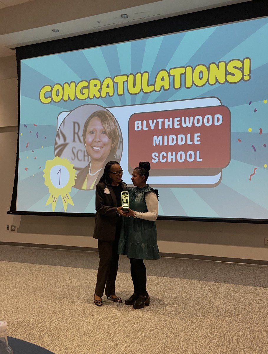 Many thanks to the BMS social media team!  Because of their efforts in getting OUR school’s story out we won the district’s SMART (Social Media Ambassador for Richland Two) Award among middle schools for having the most new followers on Instagram!  <a href="/RichlandTwo/">Richland School District Two</a>