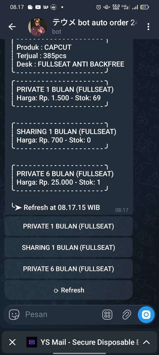 cleo - OPRESS VIA BOT AUTO ORDER tweet media