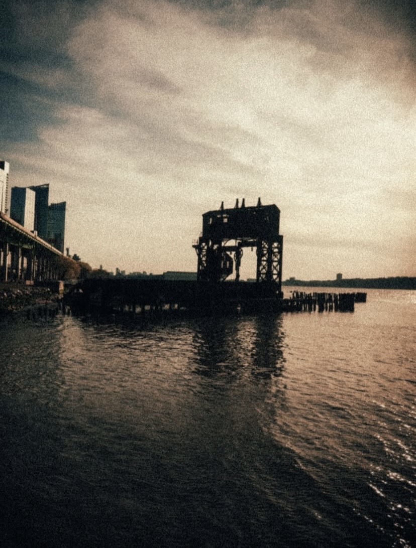 RiversideParkNY's tweet photo. South Park moods on film 📷 The second photo features the park's historic 69th Street Transfer Bridge which once carried rail cars across the Hudson River to Weehawken Yards in New Jersey. Today it is retired and part of the National Register of Historic Places. PC: Adam Ninyo https://t.co/YVnok0IqL3