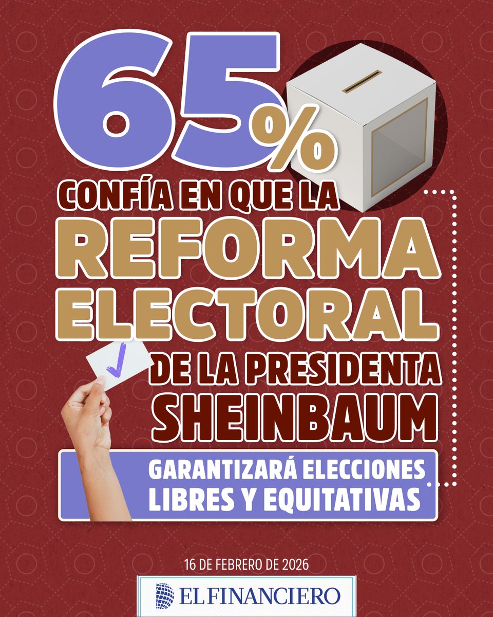 El pueblo de México sabe que la Reforma Electoral propuesta por la Presidenta <a href="/Claudiashein/">Claudia Sheinbaum Pardo</a> busca garantizar una democracia verdadera y de libertades. Nuestro Movimiento deviene de las luchas sociales más justas del pasado y no tenemos derecho a traicionar ese legado.