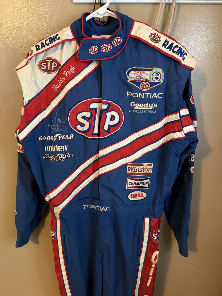 AndyKoczak's tweet photo. @TheSceneVault @therichardpetty I have one from Mr. Buddy Pugh from
1992 and I’m not sure the dates on the one from Mr. Jimmy Walker. I tried to find out info on them but the Petty museum said they were mechanics and tire guys. Mr. Petty signed both of them on the 2/17/2026. https://t.co/6WchpSA9QI