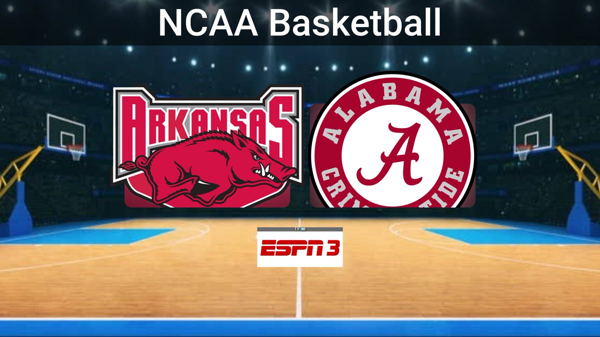 TVDELDEPOR2's tweet photo. NCAA Basketball
Arkansas ๐ Alabama
18:00 HRS
๐บ @ESPNmx 3
๐๏ธ @karlravechespn
๐๏ธ @CoachJimmyDykes
#NCAAxESPN | #ARKvsALA https://t.co/gKmtST7O6K