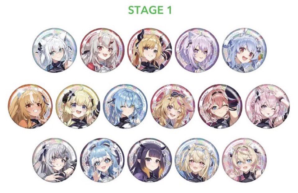 交換】 ホロライブ hololive 7th fes. Ridin' on Dreams 缶バッチ