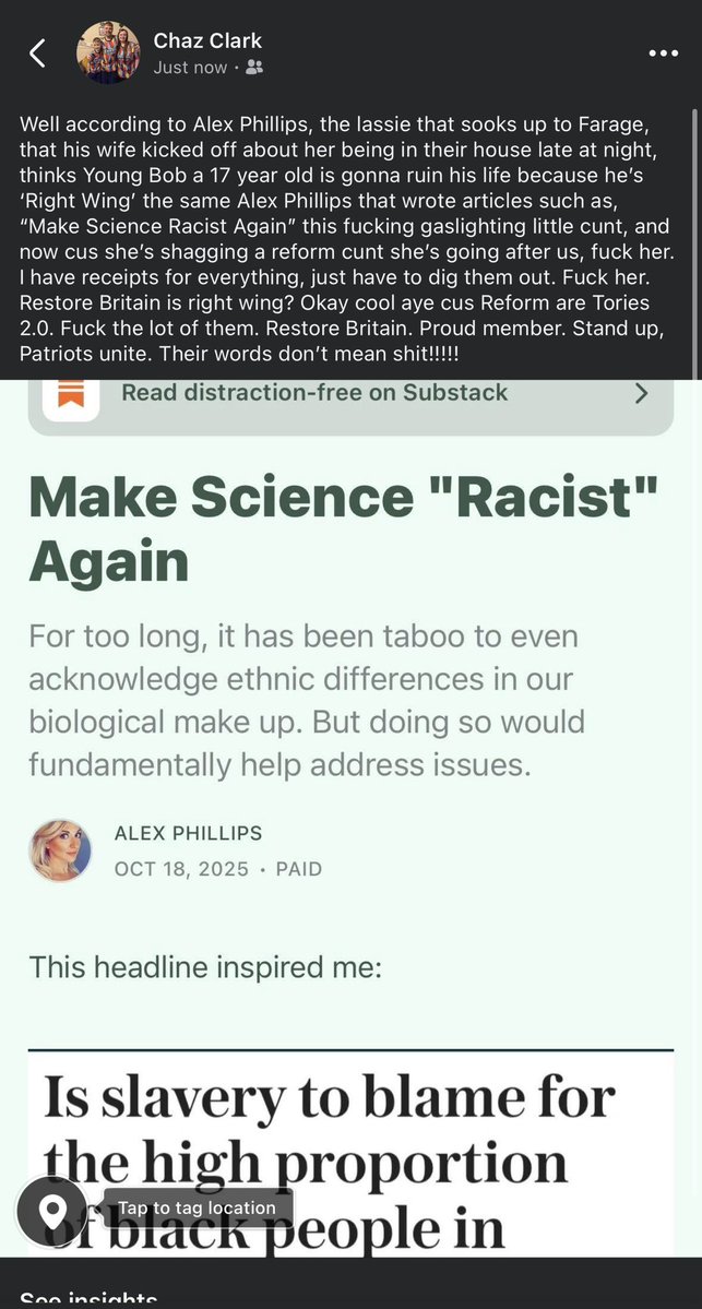 Well according to Alex Phillips, the lassie that sooks up to Farage, that his wife kicked off about her being in their house late at night, thinks Young Bob a 17 year old is gonna ruin his life because he’s ‘Right Wing’ the same Alex Phillips that wrote articles such as, “Make