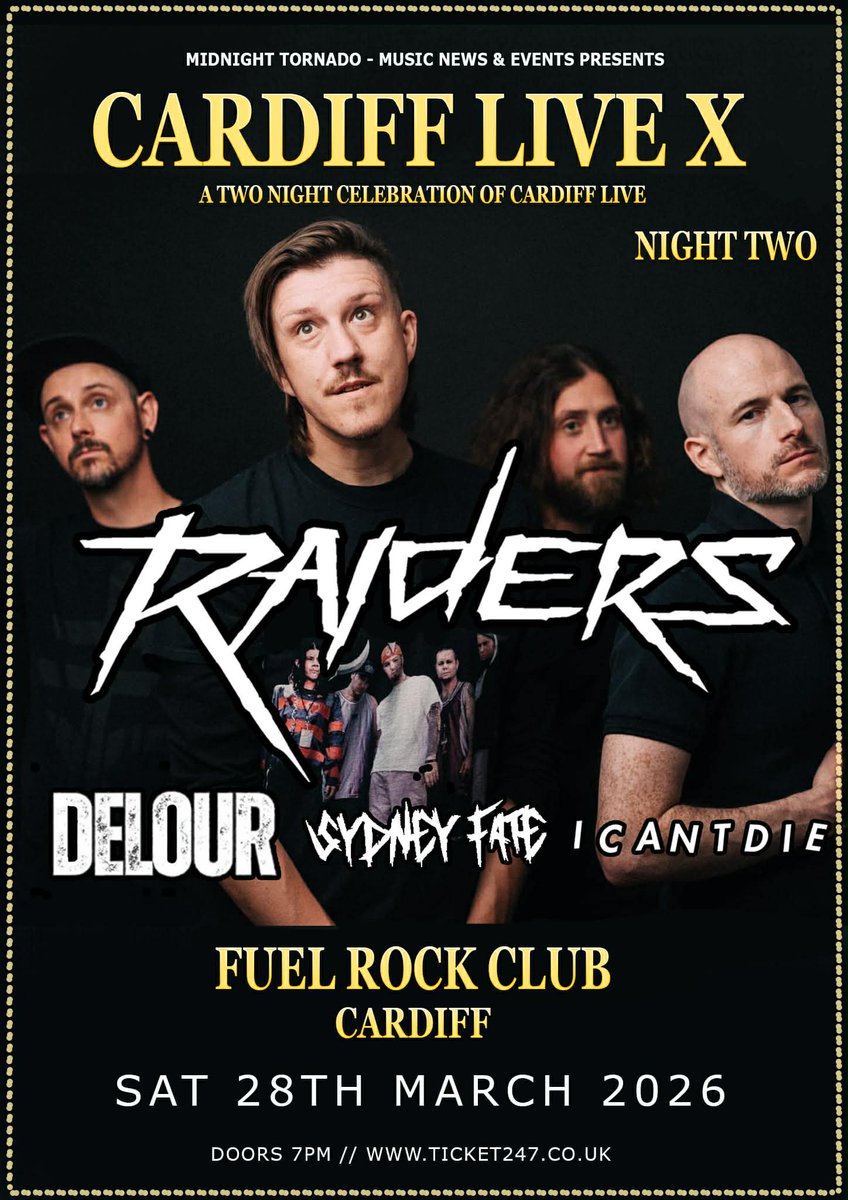 SeanSmithSucks's tweet photo. Seems like it’s very likely that this will be @raidersbanduk last show. https://t.co/jkjc9zC8zc