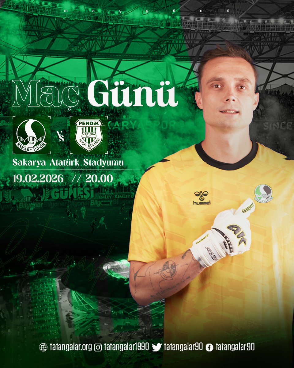 Bugün Günlerden Sakaryaspor!

⚽ Trendyol 1. Lig 26. Hafta
🆚 Pendikspor
🕖 20.00
🏟️ Sakarya Atatürk Stadyumu
📺 TRT Spor, beIN SPORTS 2
#SAKvPEN • #BizBuradayız