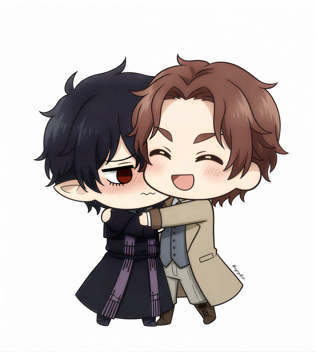 syrphrt_'s tweet image. Warm hugs for bubu ^^ 
(💡🪰) #nikobeel #テスブブ