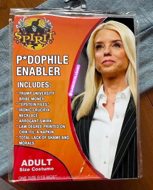 Imagine how completely soulless, how absolutely dead inside, you have to be to be Pam Bondi and see everything you saw in the Epstein files and choose to do absolutely nothing.

What a total failure of humanity.

These truly are the worst people.

#TrumpEpsteinCoverUp
