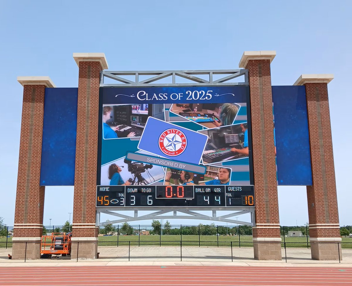 NevcoSports's tweet photo. 🏟️ Texas is leveling up game day. Is your stadium next?

If you’re planning for the 2026 football season, now’s the time to start. Let’s build a game-day experience your community will never forget.
#NevcoBuilt https://t.co/YGgqp34V82