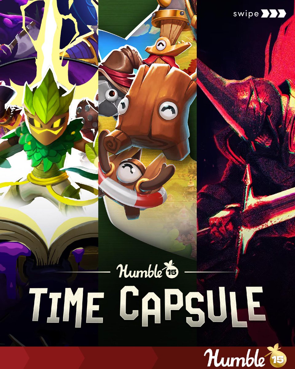 humble's tweet photo. Come celebrate the 15th anniversary of Humble Bundle with collection of games from throughout the years like:

- Kill Knight
- Oddsparks: An Automation Adventure
- Inkbound
- and more! Supports @CPCharity | https://t.co/R9WuMoywNh https://t.co/jim17y8TqK
