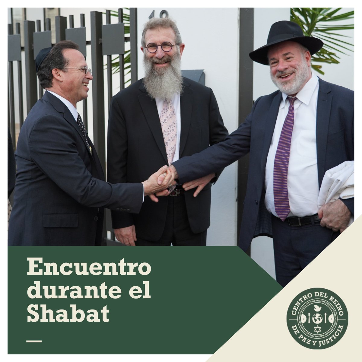 CRPazYJusticia's tweet photo. 1er encuentro formal del III Congreso de Rabinos Internacional. Participaron el Dr. José Pérez (CRPJ), el rabino Eliahu Birnbaum (Straus-Amiel y Beren-Amiel – Ohr Torah Stone) y el rabino Moshé Bakshi-Dorón (Yeshivat Yesod HaTorah) junto a otros líderes.

#LiderazgoComunitario https://t.co/d2ma0zvRjC