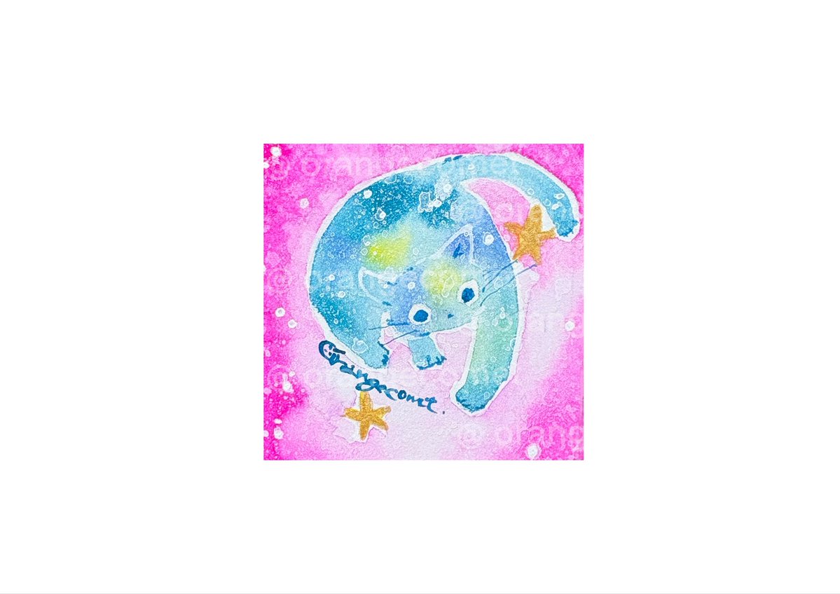 ホルベイン猫の日 宙×猫で、宙ネコ(そらねこ)さんです。 好きなもの