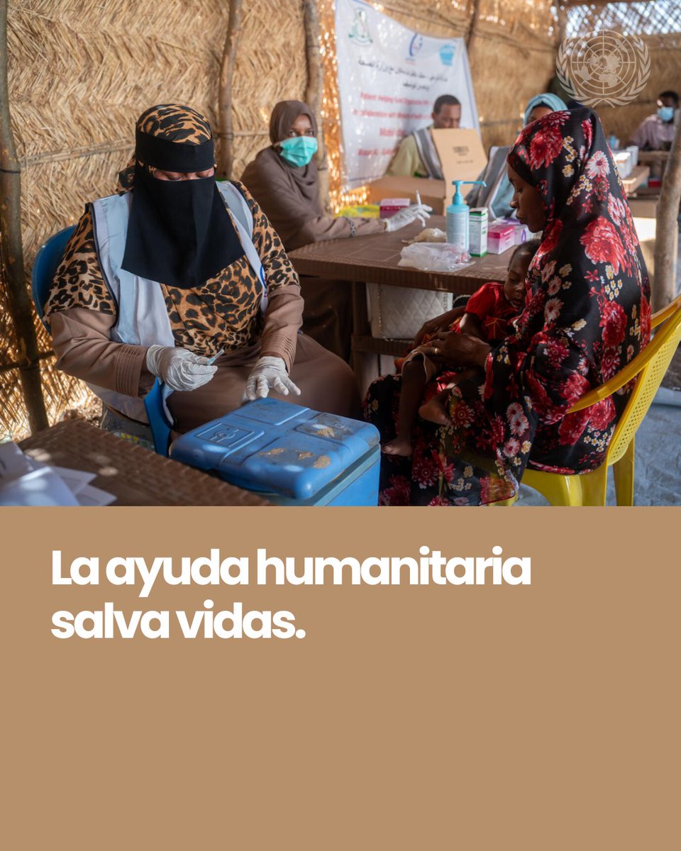 ONU_es's tweet image. La violencia en la región de Kordofán, en Sudán, ha obligado a miles de familias a huir.

@unicefenespanol está proporcionando atención sanitaria, nutrición, agua potable y tratamiento para niños y niñas en centros de acogida.

A medida que aumenta el desplazamiento, la ayuda