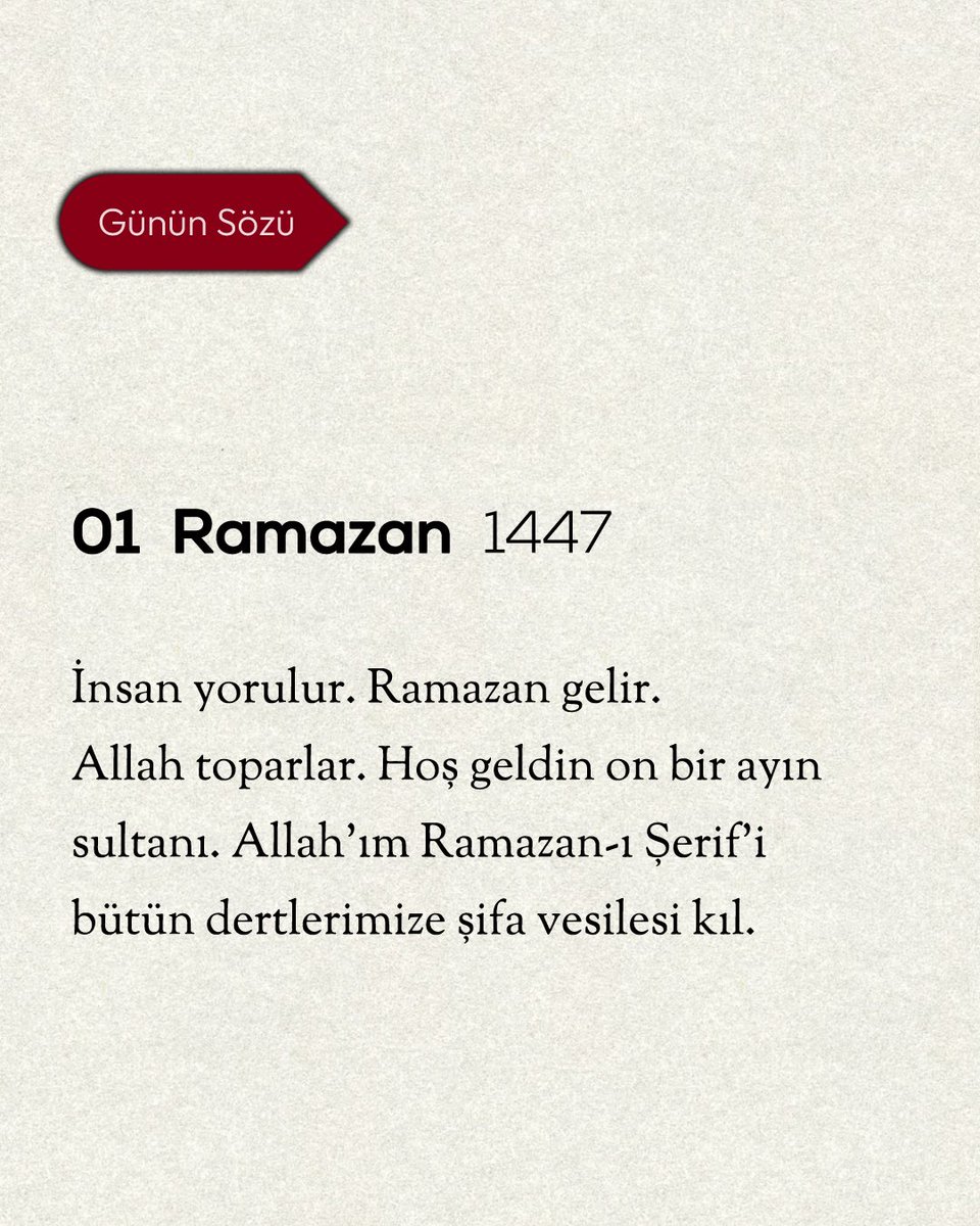 Hoş Geldin Ya Şehr-i Ramazan