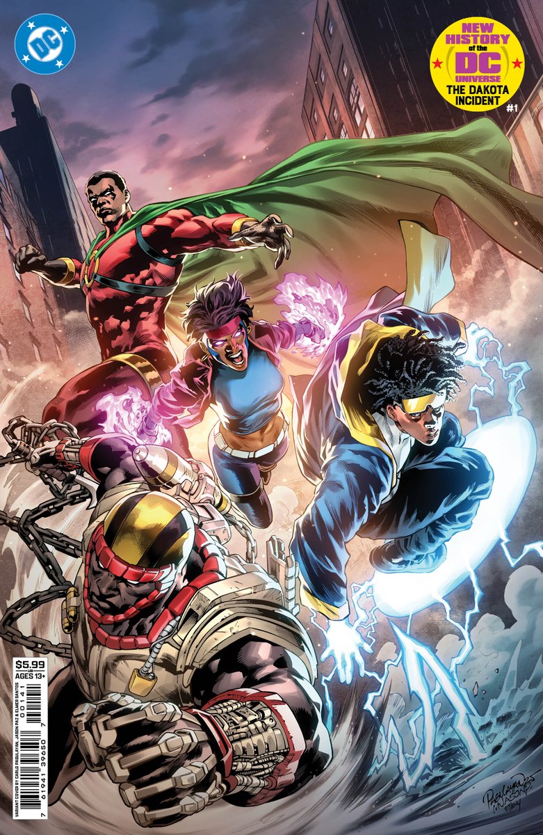 JosephPIllidge's tweet photo. There is no superhero like STATIC.
His creators at @DakotaUniverse know it.
@DCOfficial knows it.
WE KNOW IT.
Join the DAKOTA INCIDENT 100K CHALLENGE to sell 100K of NEW HISTORY OF THE DC UNIVERSE: THE DAKOTA INCIDENT to prove demand for a STATIC ONGOING

IN STORES NEXT WEDNESDAY https://t.co/HMINKFntwV