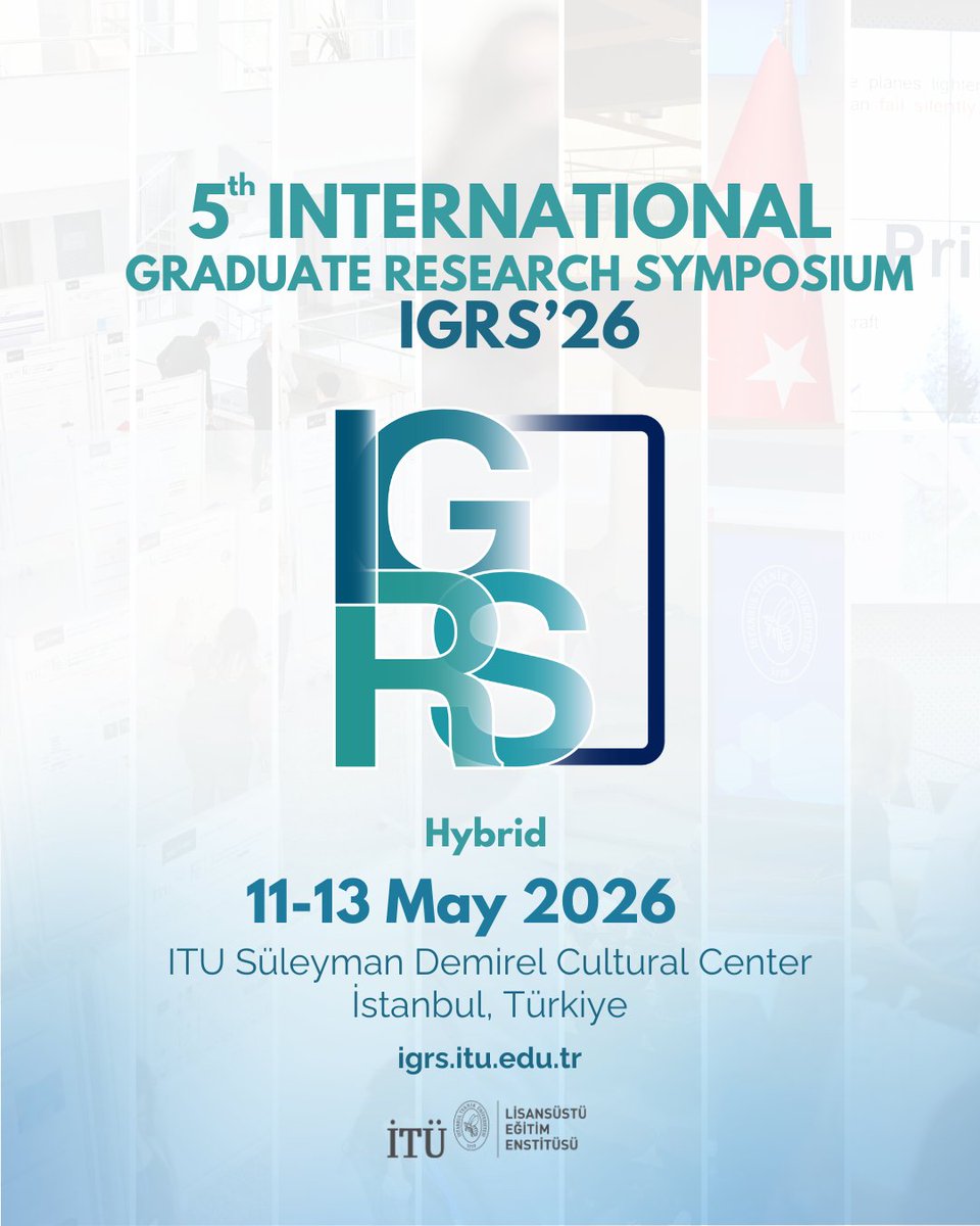 İTÜ Lisansüstü Eğitim Enstitüsü tweet media