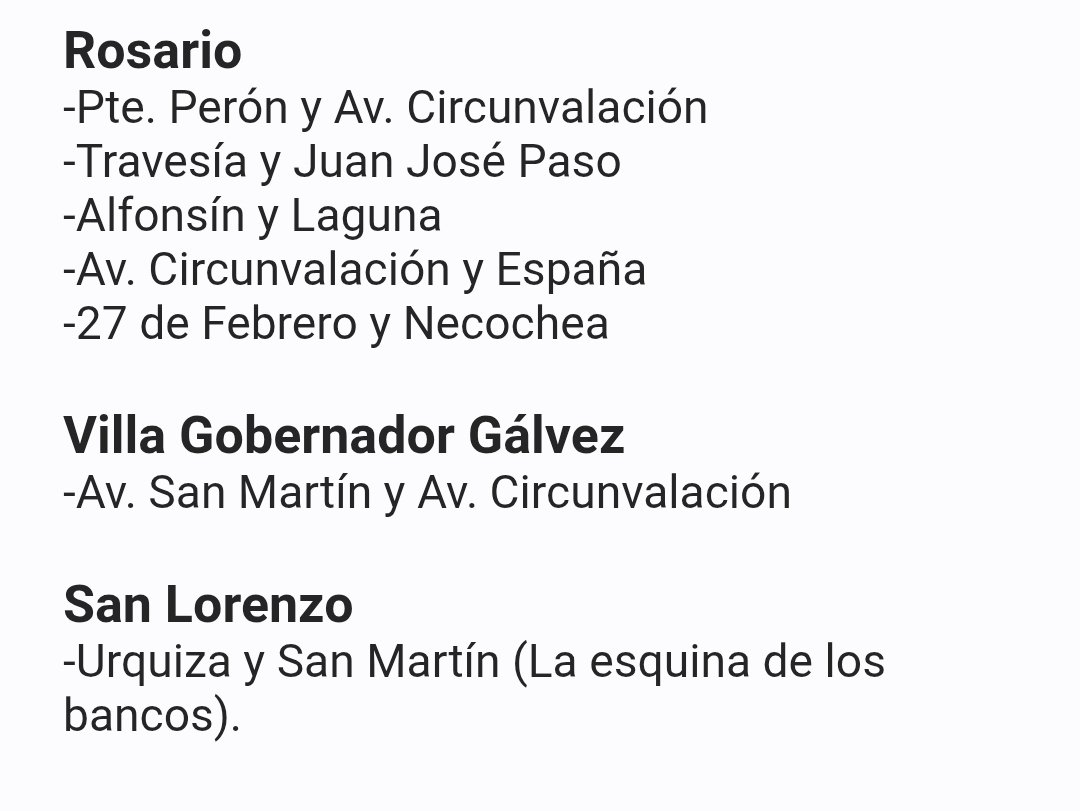 Por el Paro General de mañana 19/2 contra la Reforma Laboral, habrá siete cortes de tránsito.