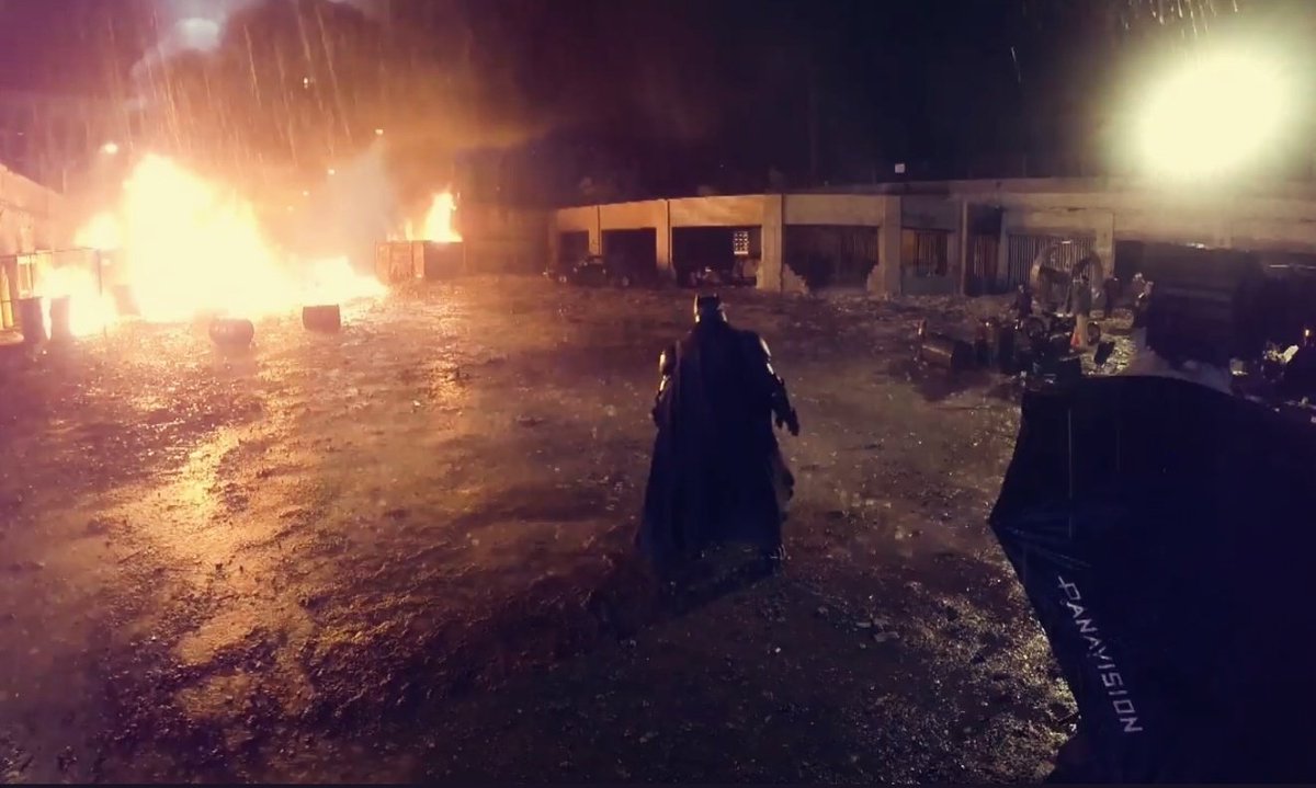 New behind the scenes picture from Batman v Superman shared by <a href="/larryfong/">Larry Fong ASC</a> on Instagram.