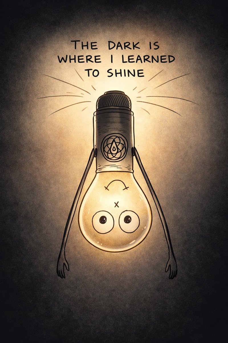 JasonJensen007's tweet photo. The dark is where I learned to shine. https://t.co/InrpmIqrDQ