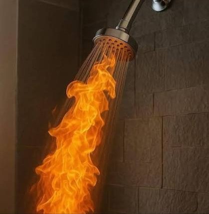 Voy a ir a ducharme ya que no hay luz

La ducha: