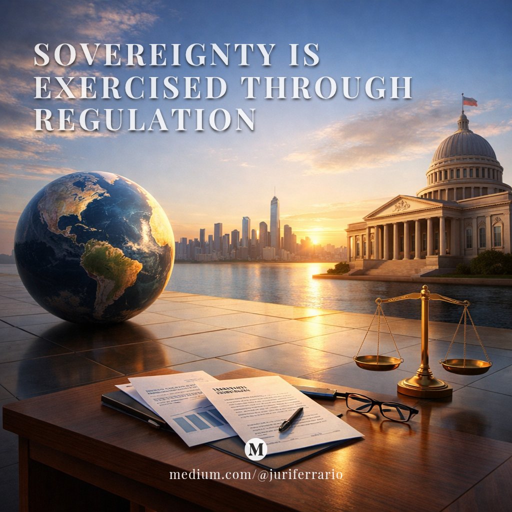 JF_Ibuild's tweet photo. New article on Medium.
Regulation is sovereignty in action.
👉 https://t.co/p9OTz0ZPCB

#sovereignty #geopolitics https://t.co/FkB5hXHcS4
