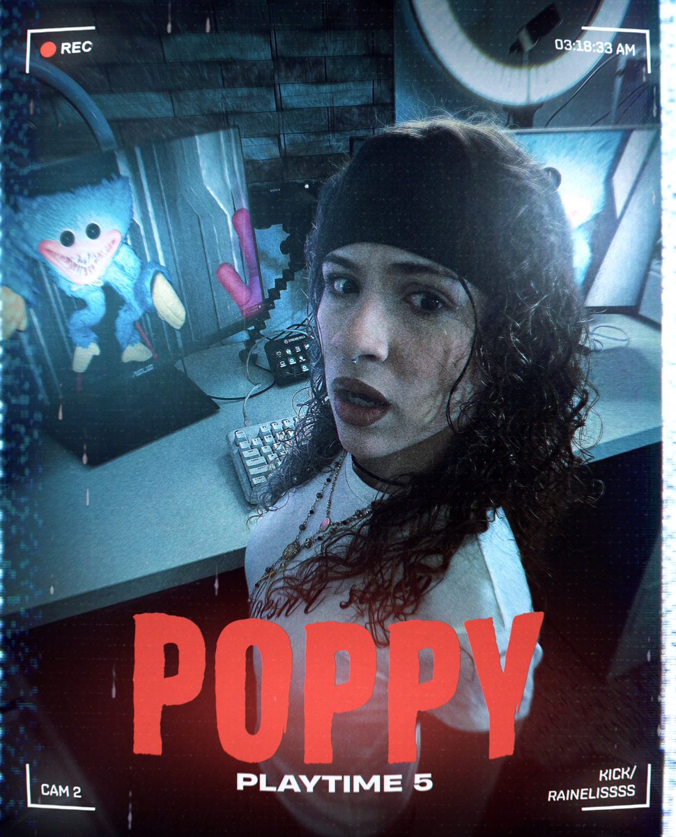 HOY JUGAMOS POPPY PLAYTIME 5😨✋🏼nos vemos por mi kick en la noche🩵8:30pm🇵🇷