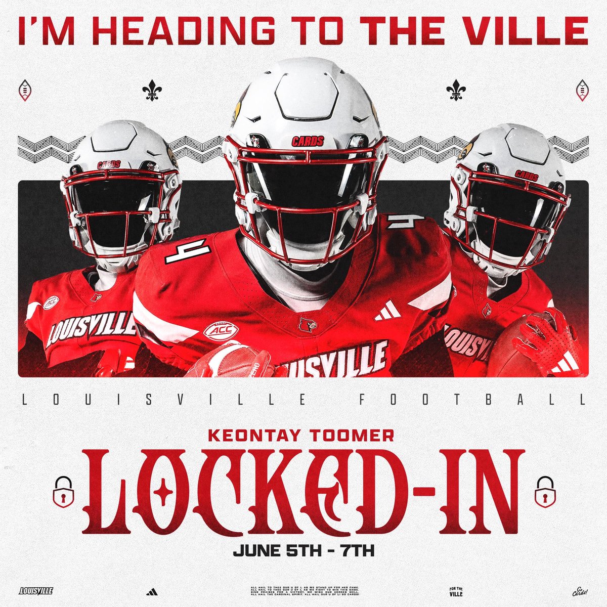 Official Visit Locked in at Louisville‼️‼️#AGTG #Theville

<a href="/Brohm_Brady/">Brady Brohm</a> <a href="/MarkIvey90/">Coach Mark Ivey</a> <a href="/CoachSteveEllis/">Steve Ellis</a> <a href="/EzeObiora2/">Coach Eze Obiora 🇳🇬</a> <a href="/SWiltfong_/">Steve Wiltfong</a> <a href="/TomLoy247/">Tom Loy</a> <a href="/GregSmithRivals/">Greg Smith</a>