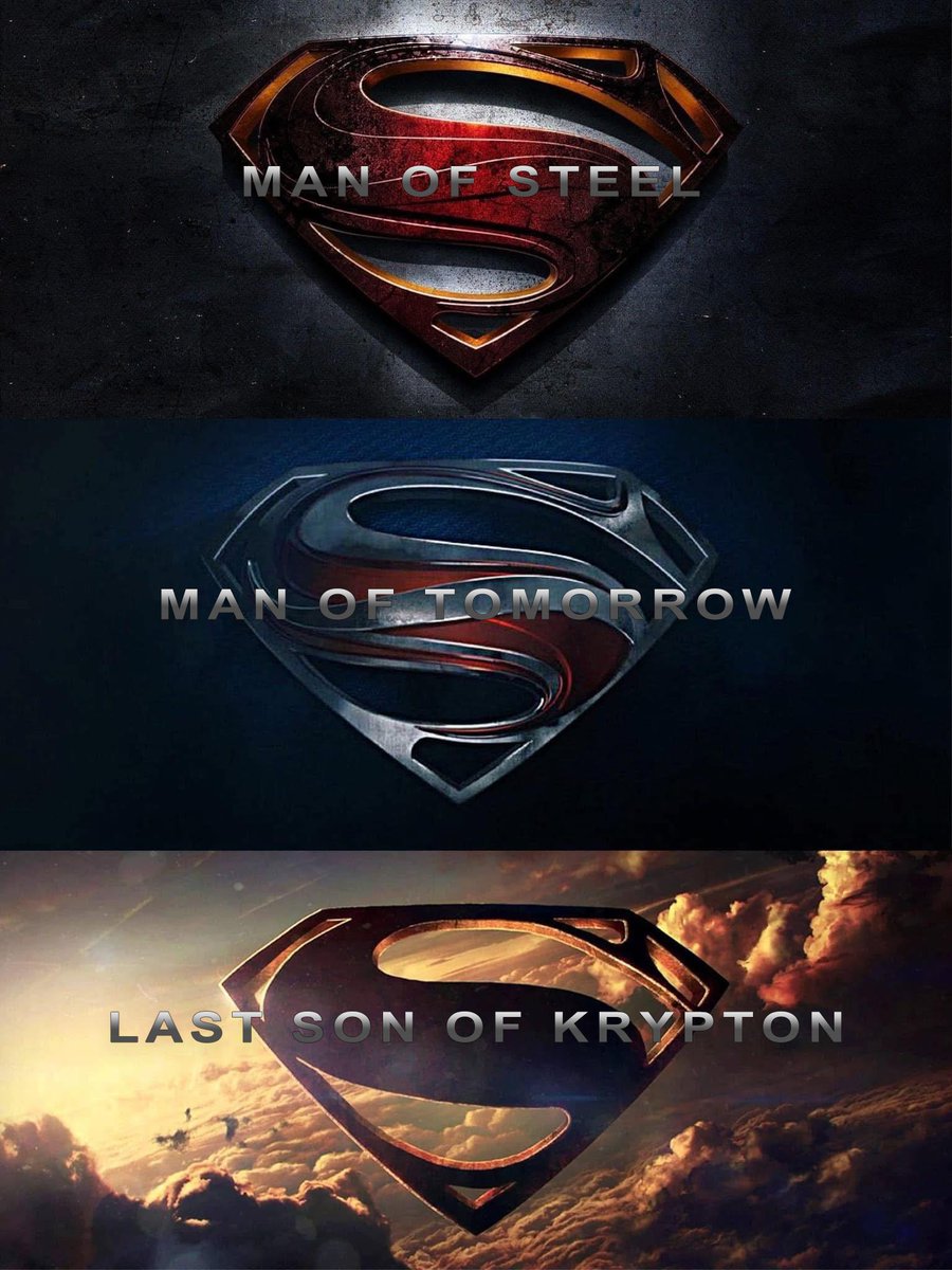 SnyderQueen_'s tweet photo. This is the Superman trilogy all DC fans need. Only Zack Snyder can deliver this. #RestoreTheSnyderVerse https://t.co/eW39nEOQOo