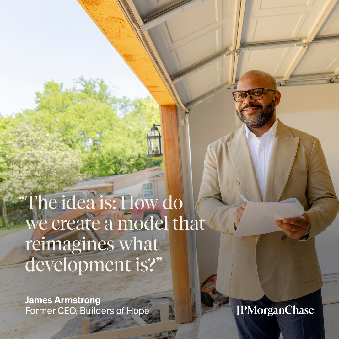 jpmorgan's tweet photo. Median home prices in Texas rose by 40% between 2019 and 2023. Some 320,000 new housing units are needed. To help meet demand, JPMorganChase has provided financing for 7,000 new affordable homes—with more to come.