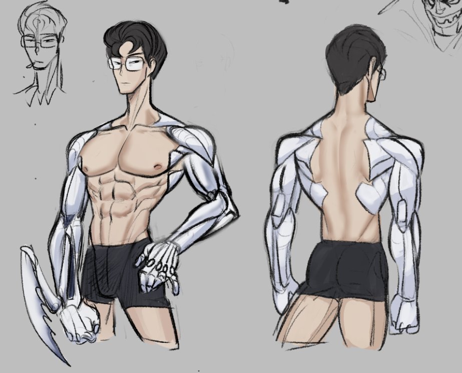 TioStingch's tweet image. Ah si ahi si agarra mejor el FANG del Eric, me plante con la idea de que tuviera brazos veloces so.. no me hacia sentido que fuera solo el antebrazo  el dispositivo