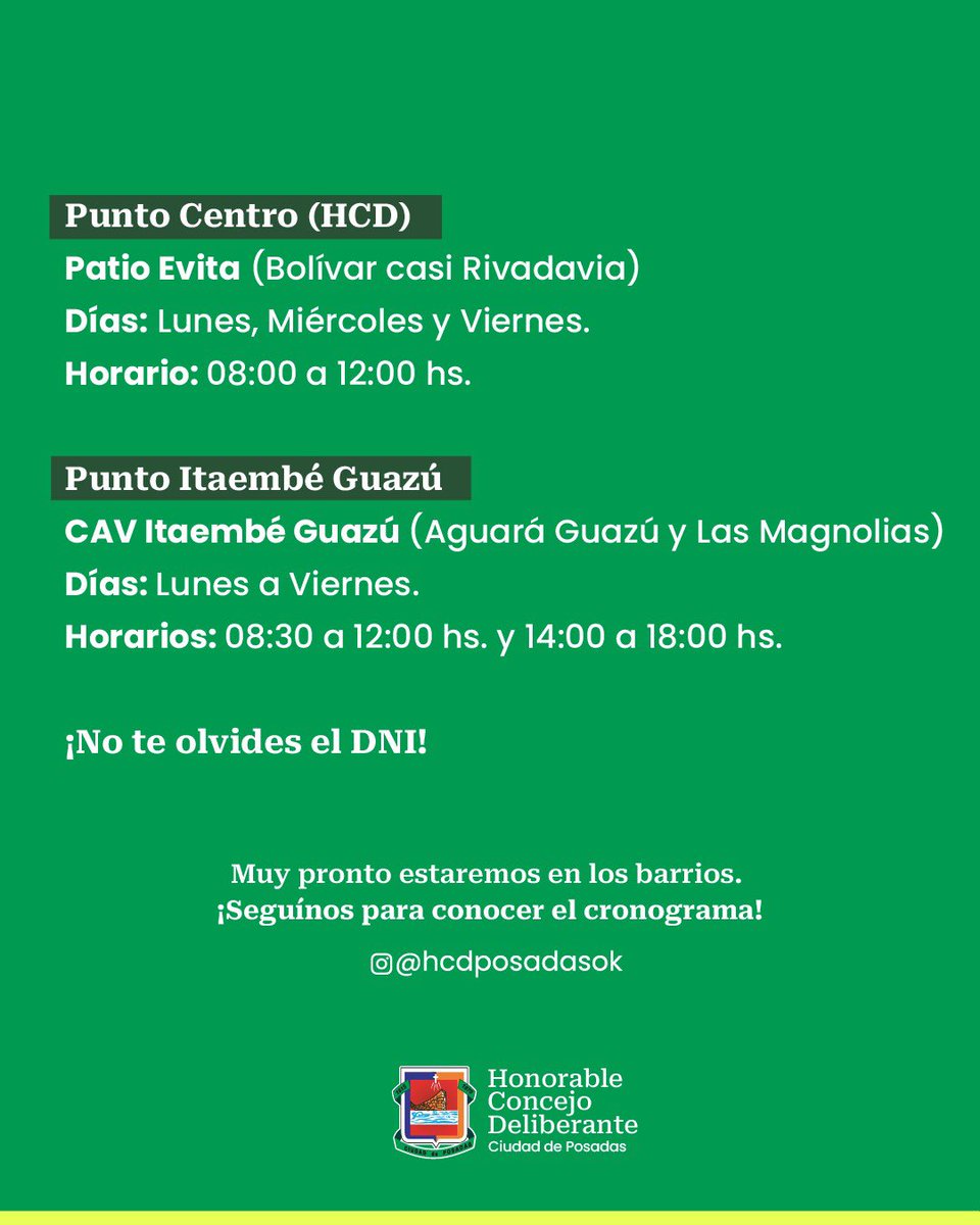 HCD Posadas tweet media