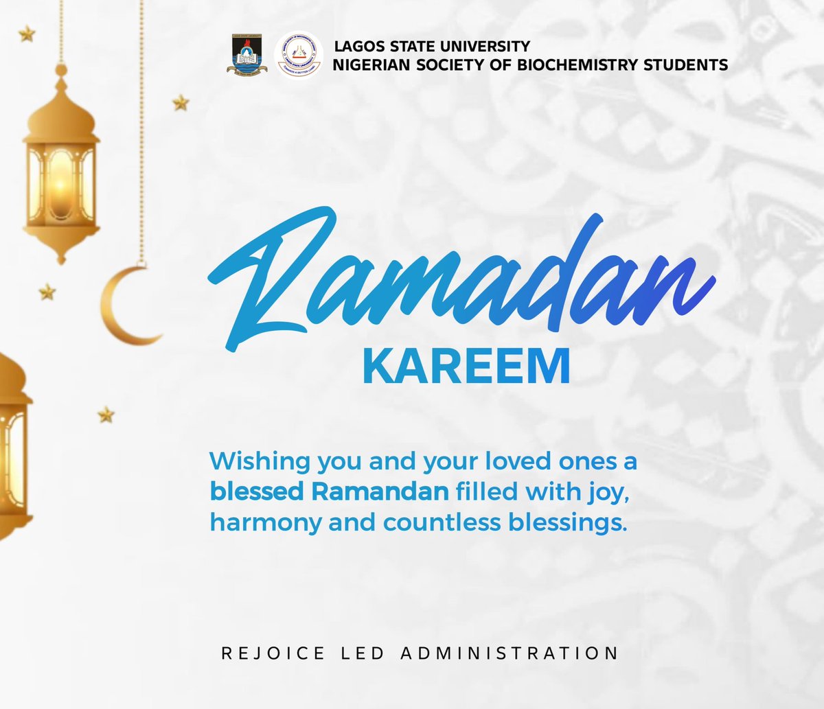 nsbslasu's tweet photo. Ramadan Mubarak! 🌙✨

Wishing all our Muslim brothers and sisters a month filled with peace, reflection, and spiritual growth. May this Ramadan bring countless blessings to you and to your families.💫 https://t.co/vW5FcHMHh3