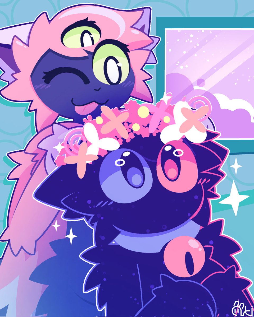 artifyber's tweet photo. DAY 781 - Floral crown https://t.co/8GecjyP7pg