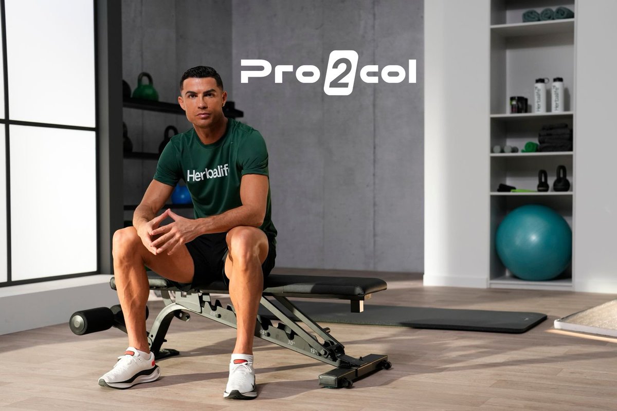 Herbalife's tweet photo. Excited to announce @Cristiano has invested $7.5 million and acquired a 10% equity stake in Pro2col. Our next-generation, digital, personalized health and wellness operating system.
https://t.co/8vdOgt3dA2 https://t.co/YHklHZym3x