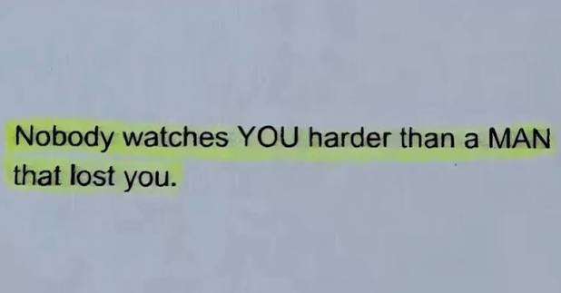 embarassing behaviour.