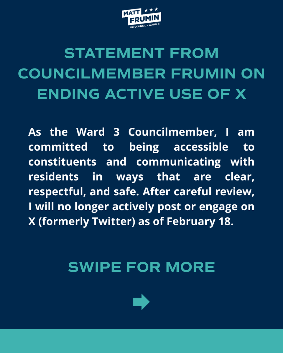 Councilmember Matt Frumin tweet media