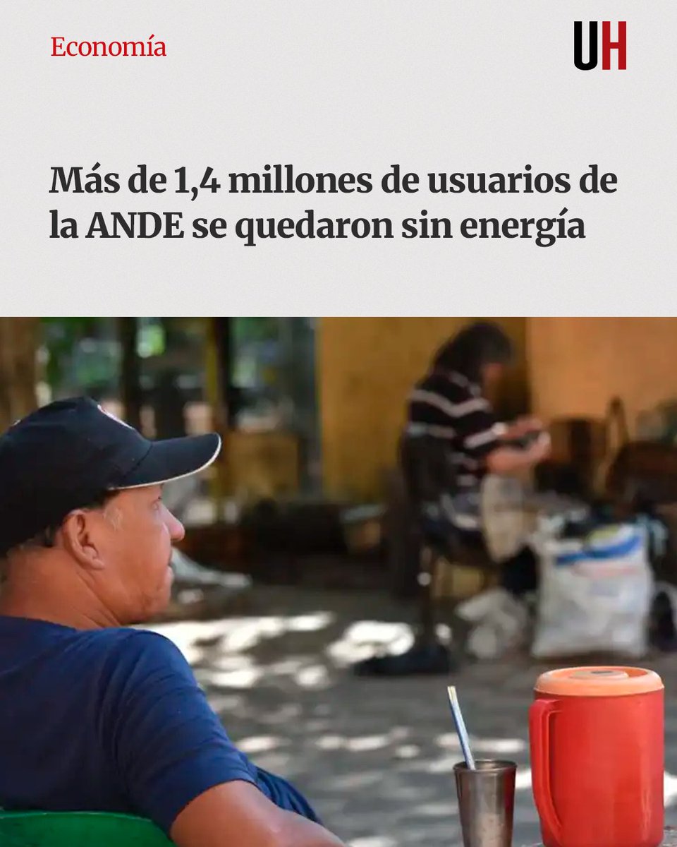 Un corte general de energía eléctrica afectó a gran parte del país este miércoles. La ANDE informó que la interrupción se debe a que quedaron fuera de servicio las líneas de transmisión de 220 kV y 500 kV provenientes de la Central Hidroeléctrica Itaipú. Esto se traduce en unos