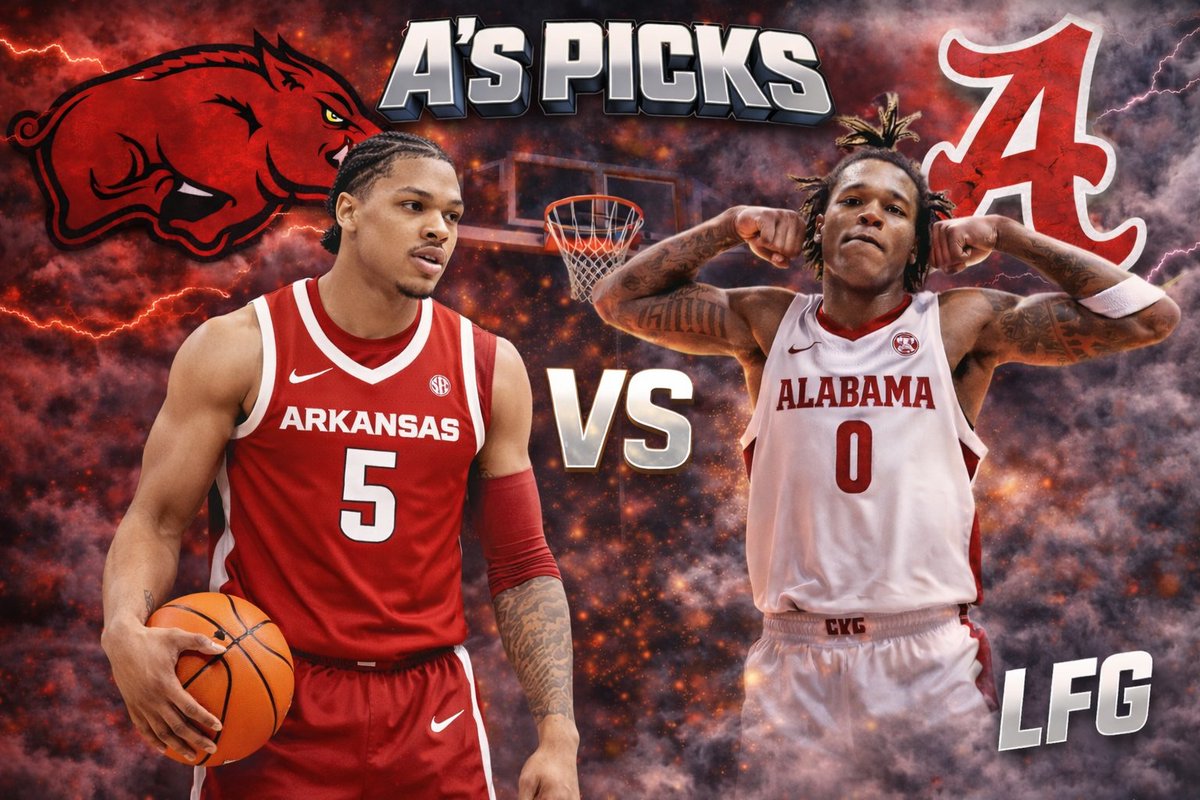 LIKE + RT FOR ARKANSAS VS. ALABAMA CBB MAX🔨🔨🔨🔨🔨 WINNER🫡

WILL SEND YOU THE PLAY WHEN DONE📲

7-1 (87%) MAX RUN🔥
LETS CASH💰LFGGGG