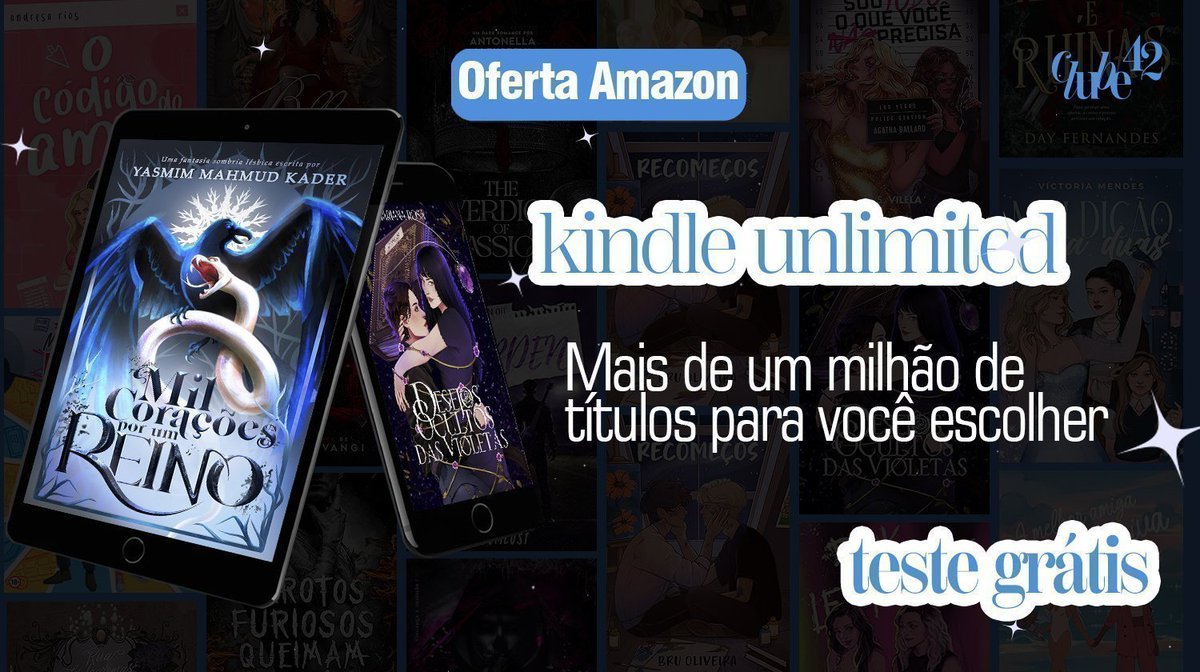 💜 Testem a oferta do Kindle Unlimited, mudou pra alguns!
 ╰┈➤ amzn.to/3FfLC42
 ╰┈➤ amzn.to/3FfLC42