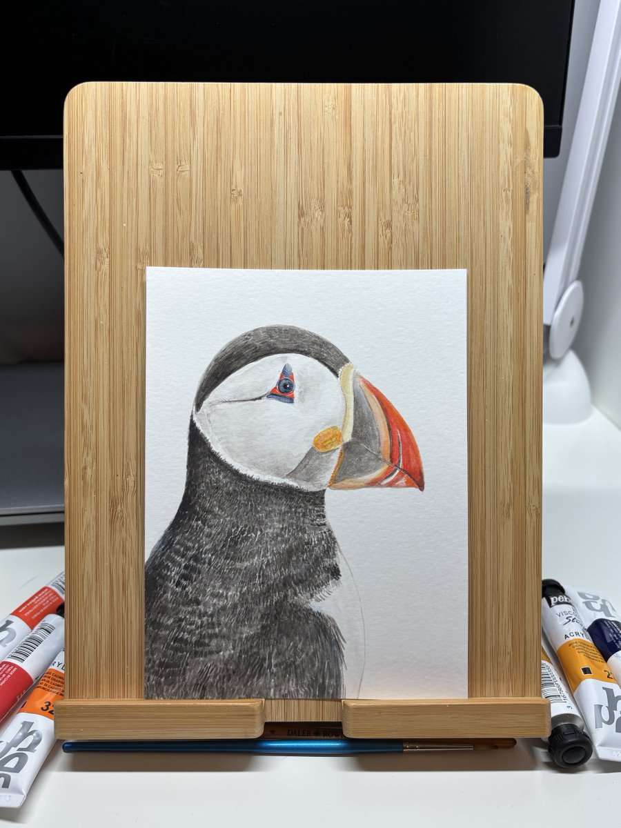 This little card is finished &amp; will be flying off to The Hague on Friday for the #postcardartexhibit26 🌍 

⁦⁦<a href="/PAEartforacause/">POSTCARD ART EXHIBIT - Art for a Cause 🌏 🎨</a>⁩  
#postcardartexhibit #artistssupportingalzheimers #artforacause