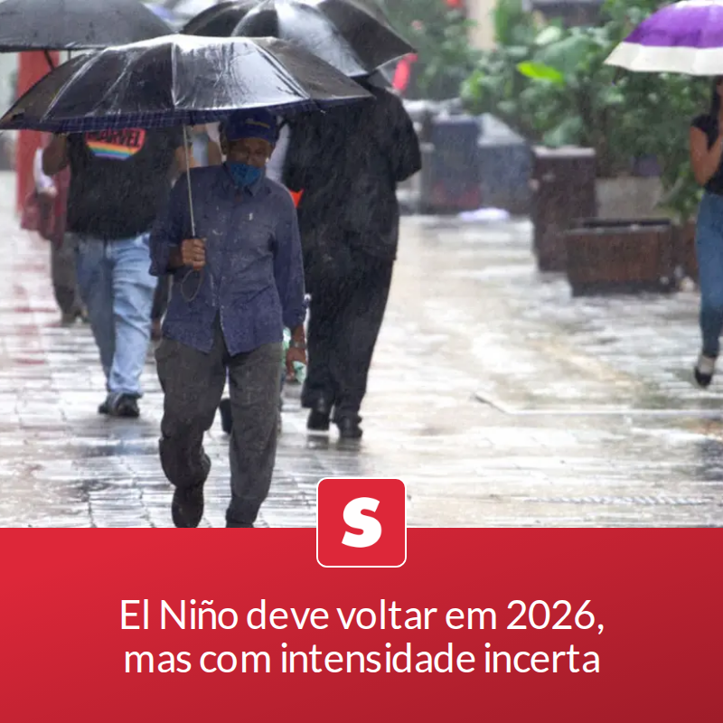 El Niño deve voltar em 2026, mas com intensidade incerta

O fenômeno que eleva a temperatura média global pode aparecer por volta do meio do ano.

📖 Leia a matéria no link - mrf.lu/zHml