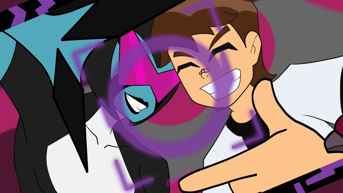 //Dibujo número 10 del #SanValentrix2026, y el más reciente que eh terminado por ahora, aun voy una semana atrasado, pero lo voy corrigiendo poco a poco, espero igual les guste
Pd. Ya me gustó poner cámaras mecamorfas XD

#artedigital #digitalart #Chaquetrix #Ben10 #ben10fanart