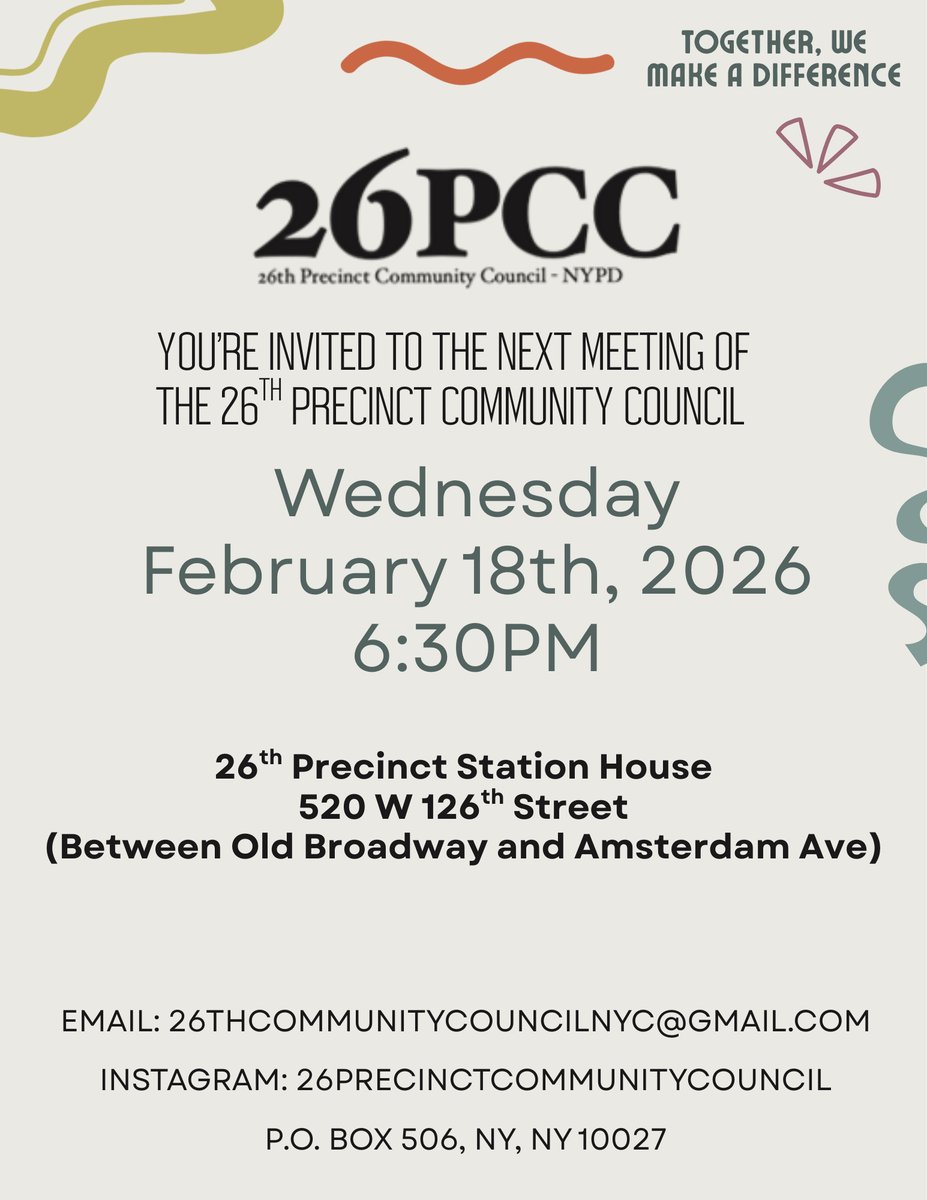 NYPD 26th Precinct tweet media