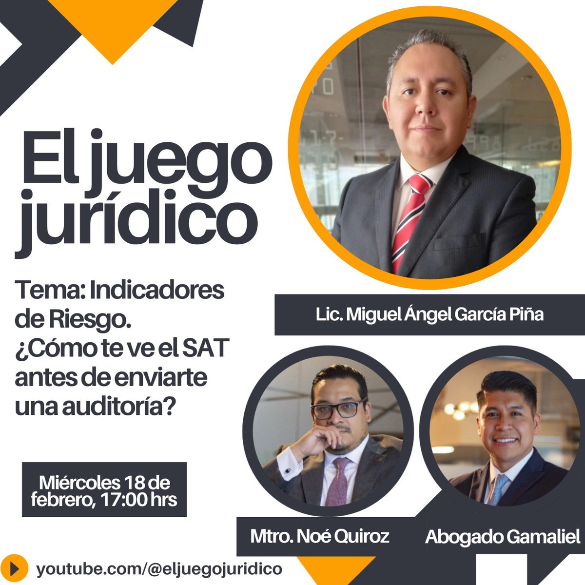 ¿Sabes cómo te ve la autoridad fiscal antes de enviarte una auditoría? 👀📊  

Te invitamos a escuchar El Juego Jurídico con el Lic. Miguel Ángel García Piña <a href="/miguel_gapi/">Miguel García</a> contador y abogado, donde abordamos el tema: Indicadores de Riesgo: ¿Cómo te ve el SAT antes de enviarte una