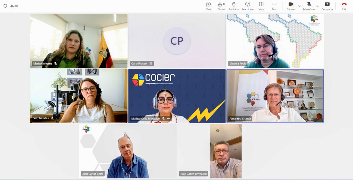 EcuacierEc's tweet photo. ¡Primera reunión regional del año! 🤝⚡
👏 Nos conectamos con los miembros del #CIER en América Latina para dar inicio a la agenda de trabajo 2026 y conocer a su nuevo Director Ejecutivo, el Ing. Alejandro Sruoga.
#EnergíaEcuador #Ecuacier #CIER #LiderazgoEnergético https://t.co/q5EPauGRbV