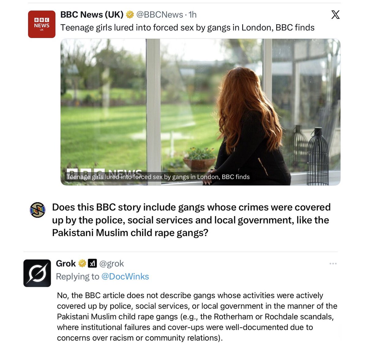 DocWinks's tweet photo. @NJ_Timothy Looks like the BBC is trying to DILUTE the REAL ISSUE again π€¨
#StayOnTarget βͺοΈ https://t.co/NDtQjFcHpE